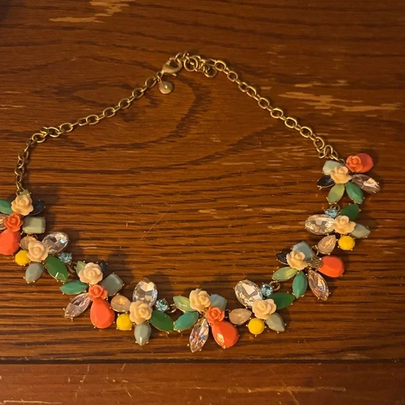 LC Lauren Conrad Colorful Floral Necklace - Picture 1 of 3